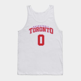 Toronto Basketball - Player Number 0 Tank Top